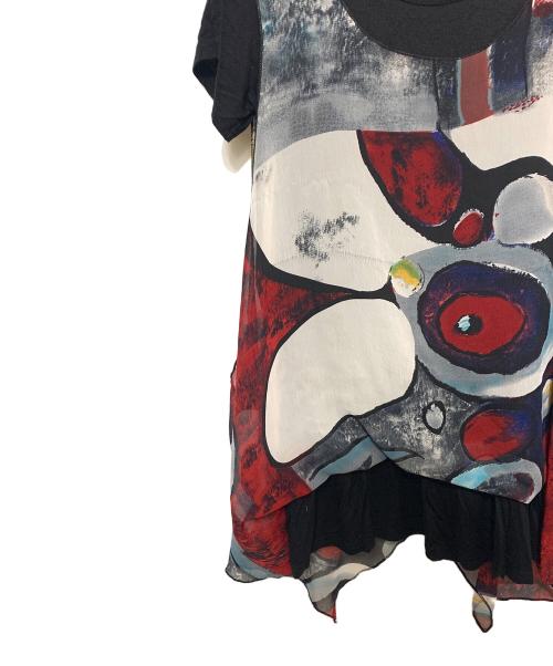 Jean Paul GAULTIER（ジャンポールゴルチェ）Jean Paul GAULTIER (ジャンポールゴルチェ) チュニック ブラック×レッド×ホワイト サイズ:表記無しの古着・服飾アイテム