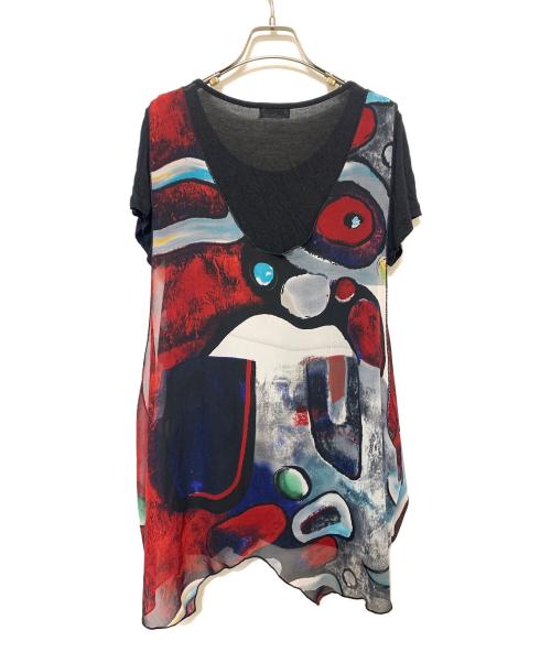 Jean Paul GAULTIER（ジャンポールゴルチェ）Jean Paul GAULTIER (ジャンポールゴルチェ) チュニック ブラック×レッド×ホワイト サイズ:表記無しの古着・服飾アイテム