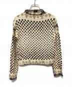 Jean Paul GAULTIERジャンポールゴルチェ）の古着「パワーネット」｜ベージュ×ブラウン