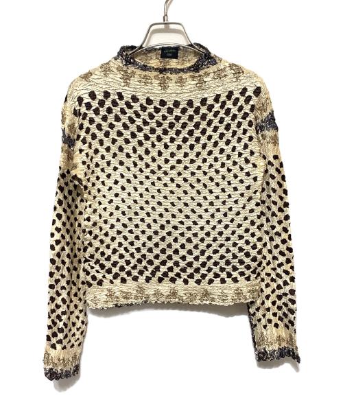 Jean Paul GAULTIER（ジャンポールゴルチェ）Jean Paul GAULTIER (ジャンポールゴルチェ) パワーネット ベージュ×ブラウン サイズ:表記なしの古着・服飾アイテム