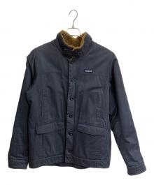 Patagonia（パタゴニア）の古着「デッキジャケット」｜ネイビー×ブラウン