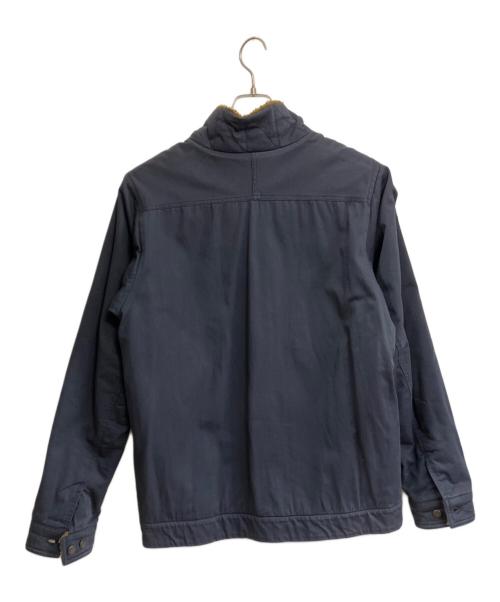 Patagonia（パタゴニア）Patagonia (パタゴニア) デッキジャケット ネイビー×ブラウン サイズ:Mの古着・服飾アイテム
