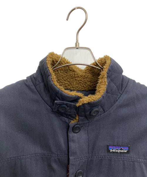 Patagonia（パタゴニア）Patagonia (パタゴニア) デッキジャケット ネイビー×ブラウン サイズ:Mの古着・服飾アイテム