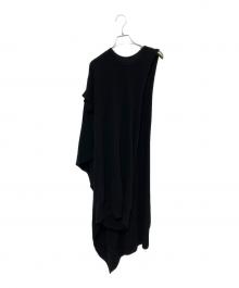 JUNYA WATANABE COMME des GARCONS（(ジュンヤワタナベ コムデギャルソン）の古着「変形ワンピース」｜ブラック