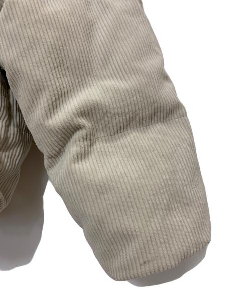 NANGA（ナンガ）NANGA (ナンガ) CORDUROY DOWN JACKET ベージュ サイズ:Sの古着・服飾アイテム