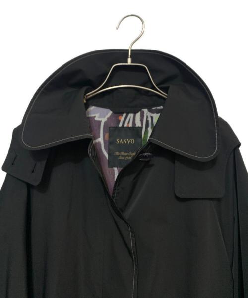 SANYO（サンヨー）SANYO (サンヨー) JANTJE ONTEMBAAR (ヤンチェ オンテンバール) コート ブラック サイズ:36の古着・服飾アイテム