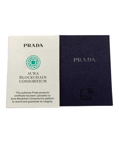 PRADA（プラダ）PRADA (プラダ) ウールマフラー グレーの古着・服飾アイテム