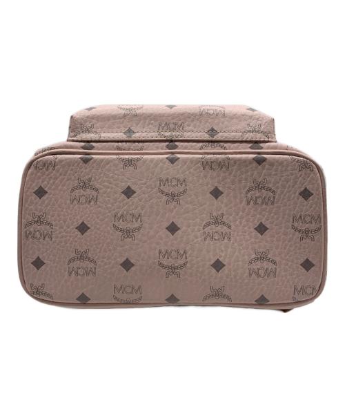 MCM（エムシーエム）MCM (エムシーエム) サイドスタッズバックパック ヴィセトス ピンクの古着・服飾アイテム