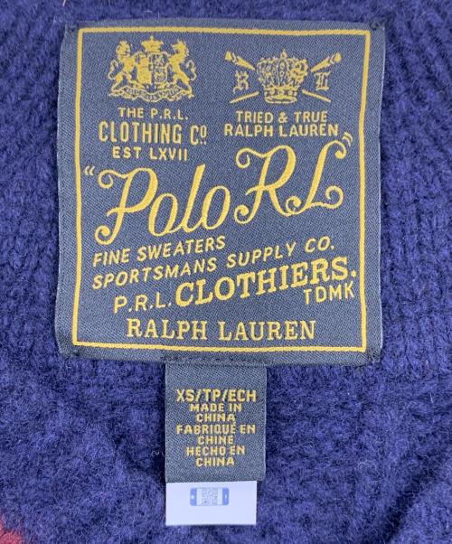 POLO RALPH LAUREN（ポロ・ラルフローレン）POLO RALPH LAUREN (ポロ・ラルフローレン) カシミアブレンドニット ネイビー サイズ:XSの古着・服飾アイテム