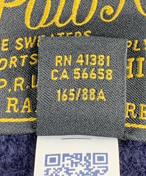 POLO RALPH LAUREN（ポロ・ラルフローレン）POLO RALPH LAUREN (ポロ・ラルフローレン) カシミアブレンドニット ネイビー サイズ:XSの古着・服飾アイテム