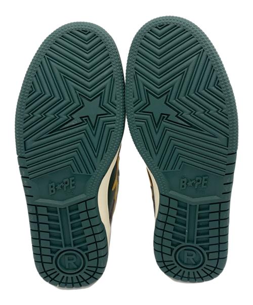 A BATHING APE（ア ベイシング エイプ）A BATHING APE (ア ベイシング エイプ) Bape Sk8 Sta グリーン×グレー サイズ:26の古着・服飾アイテム