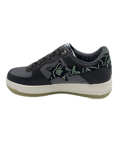 A BATHING APE（ア ベイシング エイプ）A BATHING APE (ア ベイシング エイプ) BAPE STA TEXT CODE CAMO グレー サイズ:26.5の古着・服飾アイテム