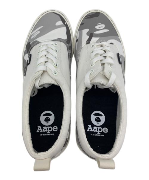 Aape BY A BATHING APE（エーエイプ バイ アベイシングエイプ）AAPE BY A BATHING APE (エーエイプ バイ アベイシングエイプ) ローカットスニーカー ホワイト サイズ:28の古着・服飾アイテム
