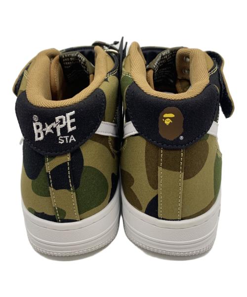 A BATHING APE（ア ベイシング エイプ）A BATHING APE (ア ベイシング エイプ) JESSIE REYEZ Sta Mid M1 ベージュ サイズ:27 未使用品の古着・服飾アイテム