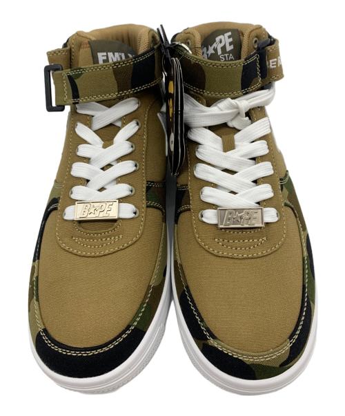 A BATHING APE（ア ベイシング エイプ）A BATHING APE (ア ベイシング エイプ) JESSIE REYEZ Sta Mid M1 ベージュ サイズ:27 未使用品の古着・服飾アイテム