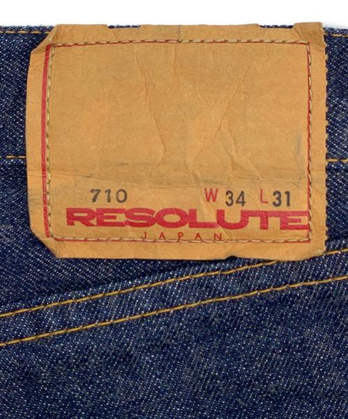 RESOLUTE（リゾルト）RESOLUTE (リゾルト) デニムパンツ インディゴ サイズ:34の古着・服飾アイテム