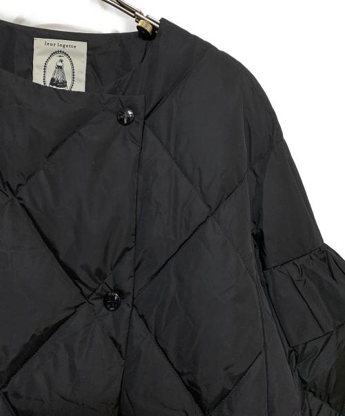 leur logette（ルールロジェット）leur logette (ルールロジェット) ダウンコート ブラック サイズ:2の古着・服飾アイテム