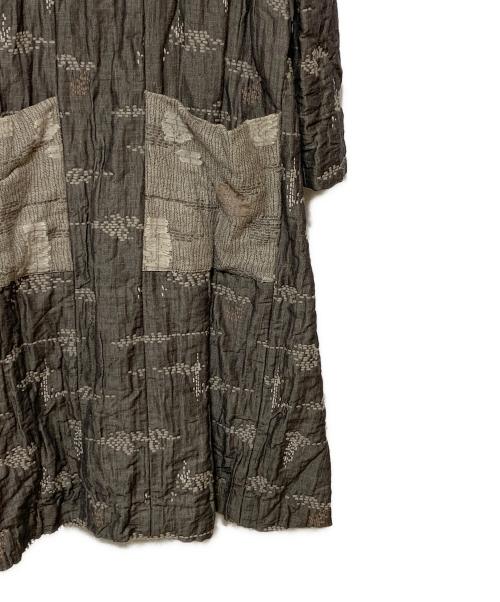 GASA*（ガサ）GASA* (ガサ) 長袖ワンピース グレー サイズ:記載なしの古着・服飾アイテム