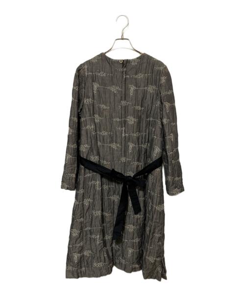 GASA*（ガサ）GASA* (ガサ) 長袖ワンピース グレー サイズ:記載なしの古着・服飾アイテム