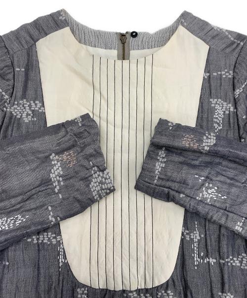 GASA*（ガサ）GASA* (ガサ) 長袖ワンピース グレー サイズ:記載なしの古着・服飾アイテム