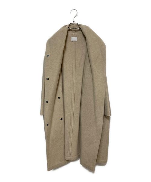 Honnete（オネット）Honnete (オネット) ショールカラーワイドコート ベージュ サイズ:表記無しの古着・服飾アイテム