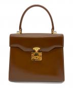 GUCCIグッチ）の古着「レディロック2WAYハンドバッグ」｜ブラウン