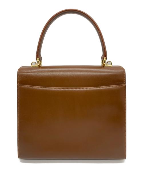 GUCCI（グッチ）GUCCI (グッチ) レディロック2WAYハンドバッグ ブラウンの古着・服飾アイテム