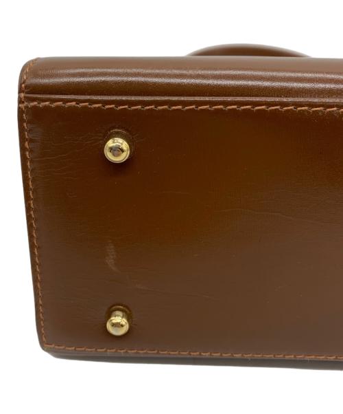 GUCCI（グッチ）GUCCI (グッチ) レディロック2WAYハンドバッグ ブラウンの古着・服飾アイテム