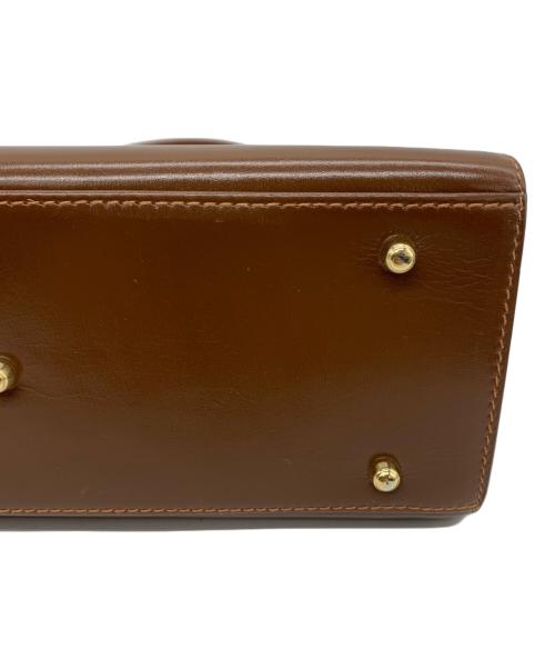 GUCCI（グッチ）GUCCI (グッチ) レディロック2WAYハンドバッグ ブラウンの古着・服飾アイテム