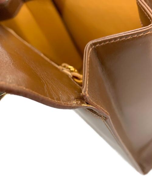 GUCCI（グッチ）GUCCI (グッチ) レディロック2WAYハンドバッグ ブラウンの古着・服飾アイテム