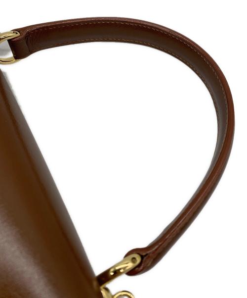 GUCCI（グッチ）GUCCI (グッチ) レディロック2WAYハンドバッグ ブラウンの古着・服飾アイテム