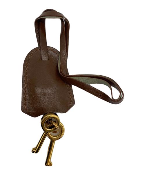 GUCCI（グッチ）GUCCI (グッチ) レディロック2WAYハンドバッグ ブラウンの古着・服飾アイテム