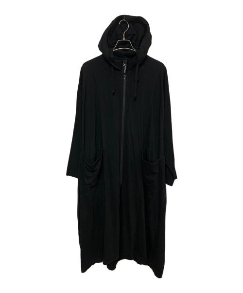 GROUND Y（グラウンドワイ）GROUND Y (グラウンドワイ) オーバーフードドレスコート ブラック サイズ:3の古着・服飾アイテム
