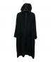 GROUND Y（グラウンドワイ）の古着「オーバーフードドレスコート」｜ブラック