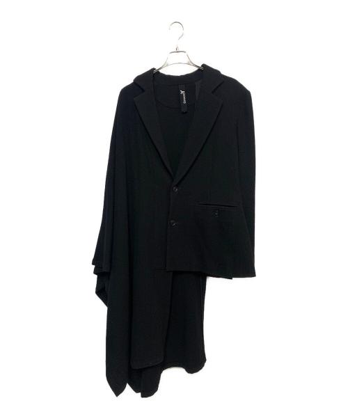 GROUND Y（グラウンドワイ）GROUND Y (グラウンドワイ) ケープドッキングジャケット ブラック サイズ:3の古着・服飾アイテム