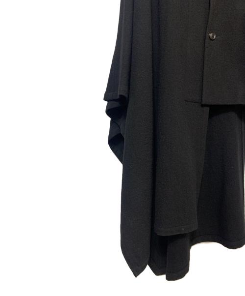 GROUND Y（グラウンドワイ）GROUND Y (グラウンドワイ) ケープドッキングジャケット ブラック サイズ:3の古着・服飾アイテム