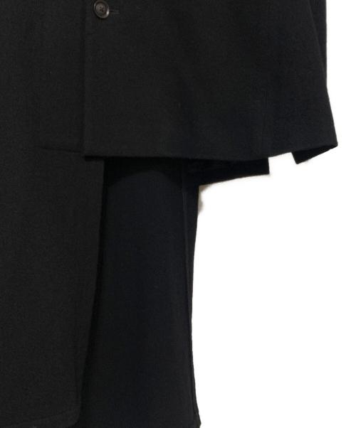 GROUND Y（グラウンドワイ）GROUND Y (グラウンドワイ) ケープドッキングジャケット ブラック サイズ:3の古着・服飾アイテム