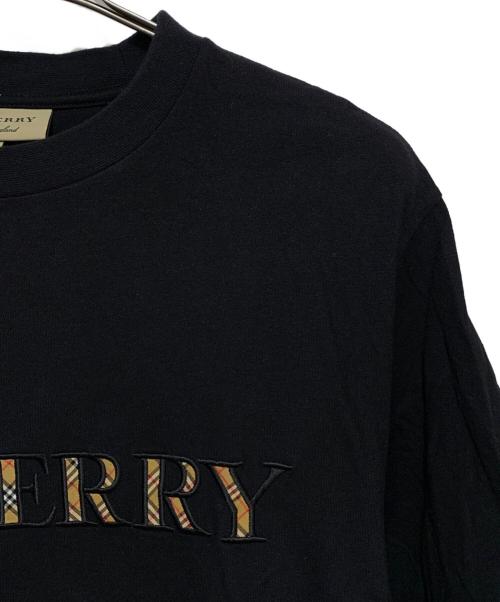 BURBERRY（バーバリー）BURBERRY (バーバリー) BURBERRYロゴカットソー ブラック サイズ:Mの古着・服飾アイテム