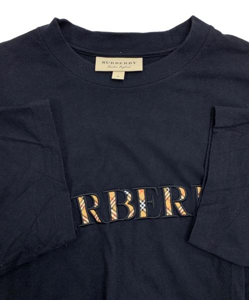 BURBERRY（バーバリー）BURBERRY (バーバリー) BURBERRYロゴカットソー ブラック サイズ:Mの古着・服飾アイテム