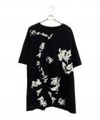 GROUND Yグラウンドワイ）の古着「武田双雲 Jumbo cut sew short T」｜ブラック