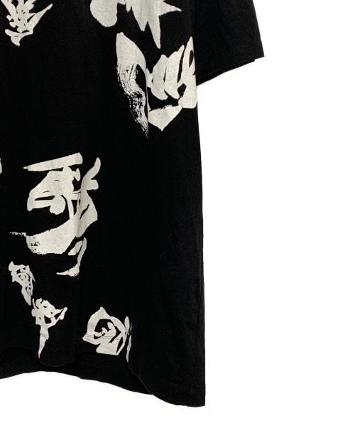 GROUND Y（グラウンドワイ）GROUND Y (グラウンドワイ) 武田双雲 Jumbo cut sew short T ブラック サイズ:.3の古着・服飾アイテム