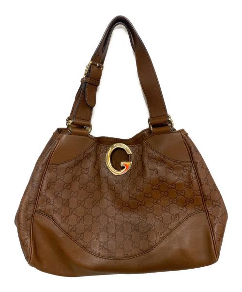 GUCCI（グッチ）GUCCI (グッチ) トートバッグ ブラウンの古着・服飾アイテム