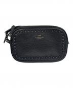 COACHコーチ）の古着「ミニショルダーバッグ」｜ブラック