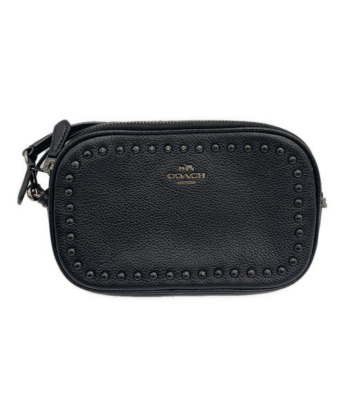 COACH（コーチ）COACH (コーチ) ミニショルダーバッグ ブラックの古着・服飾アイテム