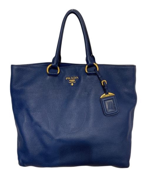 PRADA（プラダ）PRADA (プラダ) トートバッグ ブルーの古着・服飾アイテム