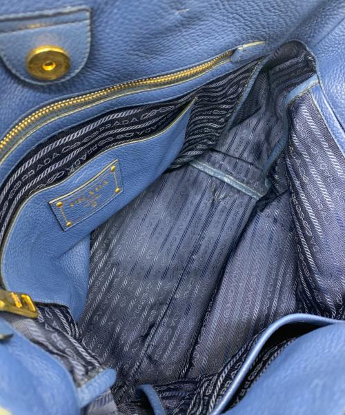 PRADA（プラダ）PRADA (プラダ) トートバッグ ブルーの古着・服飾アイテム