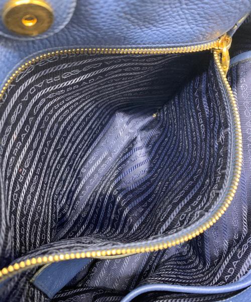 PRADA（プラダ）PRADA (プラダ) トートバッグ ブルーの古着・服飾アイテム