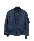 GREENBERIERグリーンブライヤー）の古着「MA-1ジャケット」｜ネイビー