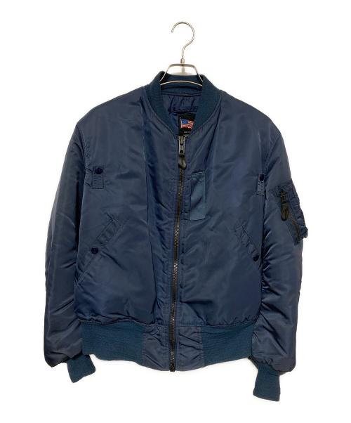 GREENBERIER（グリーンブライヤー）GREENBERIER (グリーンブライヤー) MA-1ジャケット ネイビー サイズ:Mの古着・服飾アイテム
