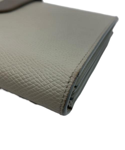 CELINE（セリーヌ）CELINE (セリーヌ) ラージストラップウォレット ブルーグレーの古着・服飾アイテム